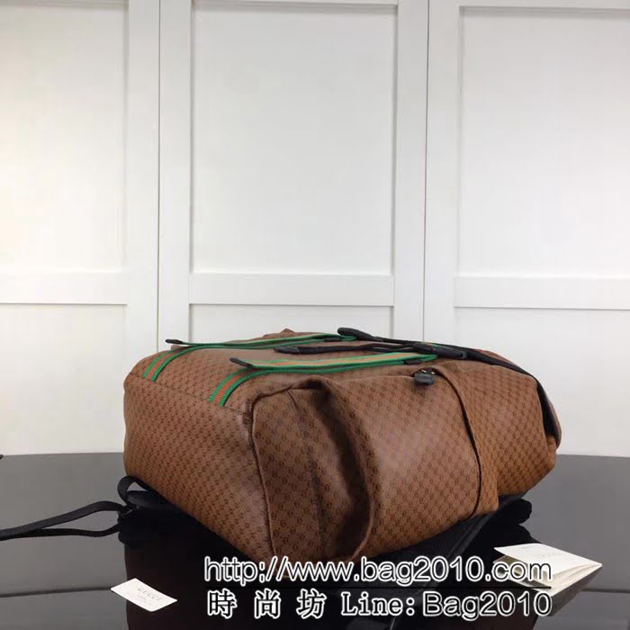 GUCCI古馳原單 新款專櫃品質原單貨實物實拍 536413棕皮雙肩背包 HY1293